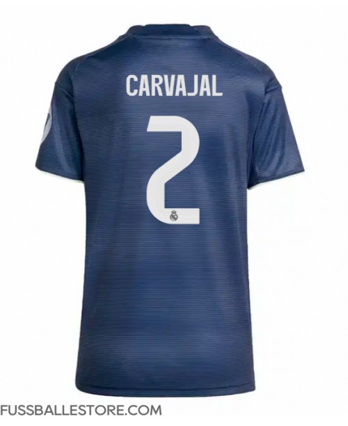 Günstige Real Madrid Daniel Carvajal #2 Auswärtstrikot Damen 2025-26 Kurzarm Günstige Real Madrid Daniel Carvajal #2 Auswärtstrikot Damen 2025-26 Kurzarm